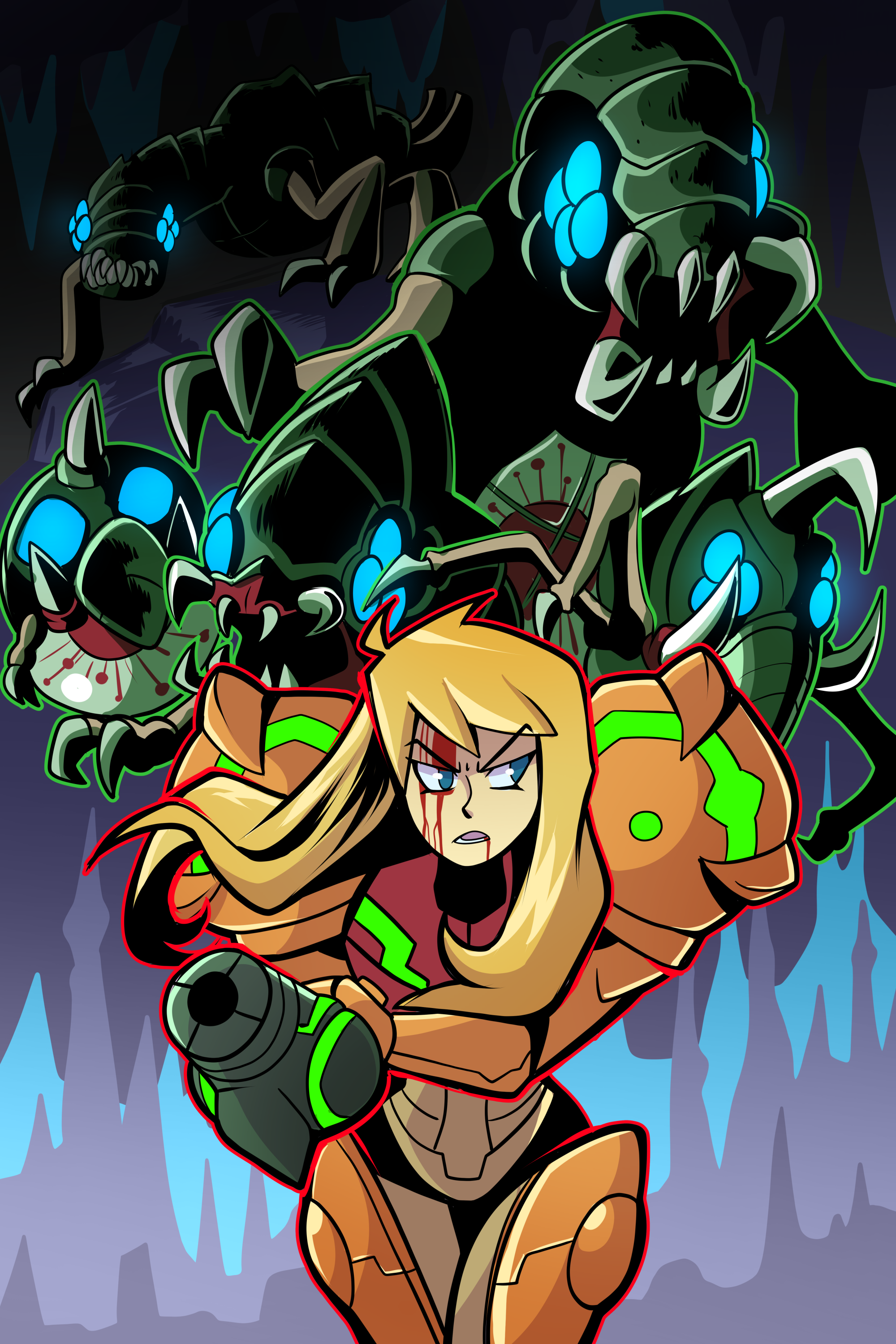 Metroid 2 poster resize | Shinesparkers